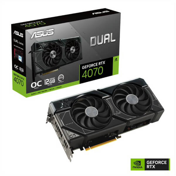 Asus Dual RTX 4070 OC Edition 12GB Graphics Card